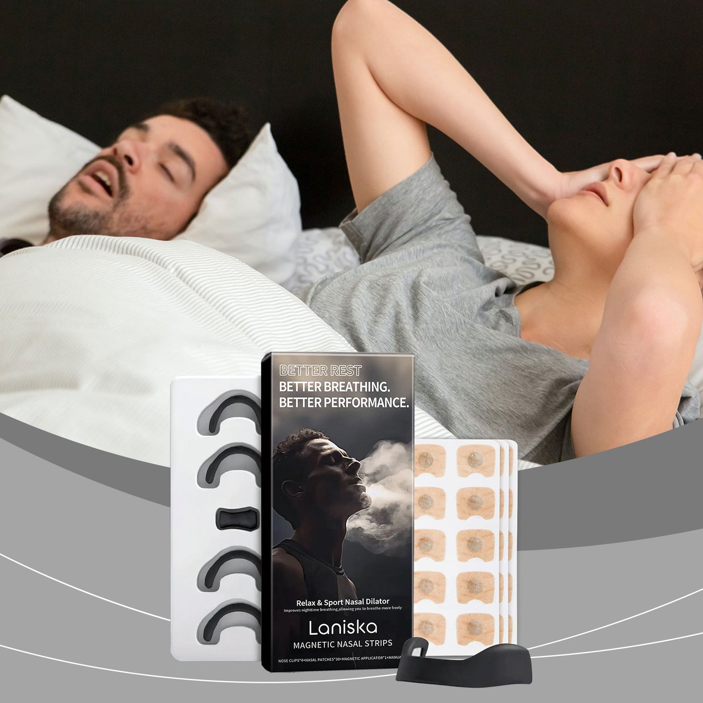 Magnetic Nasal Strips