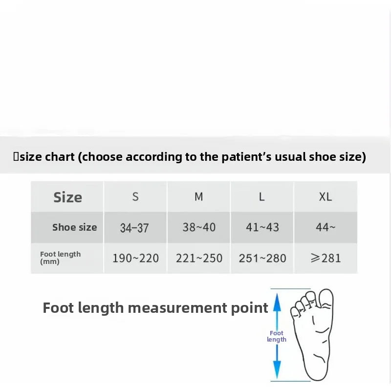 Drop Foot Brace Orthosis Drop Foot Ankle Support with Comfortable Adjustable Buckle for Hemiplegia Stroke Shoes Walking