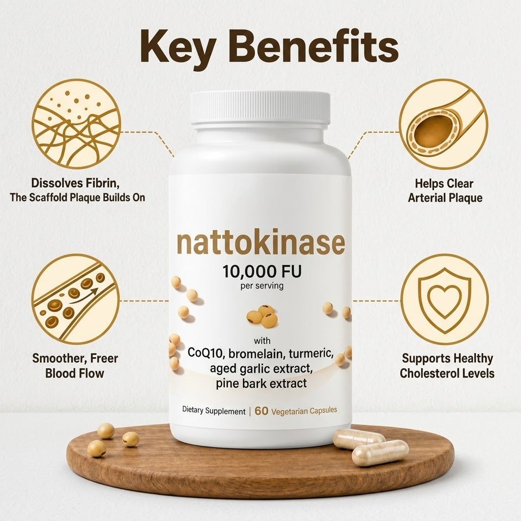 Nattokinase 10,000 FU Capsules