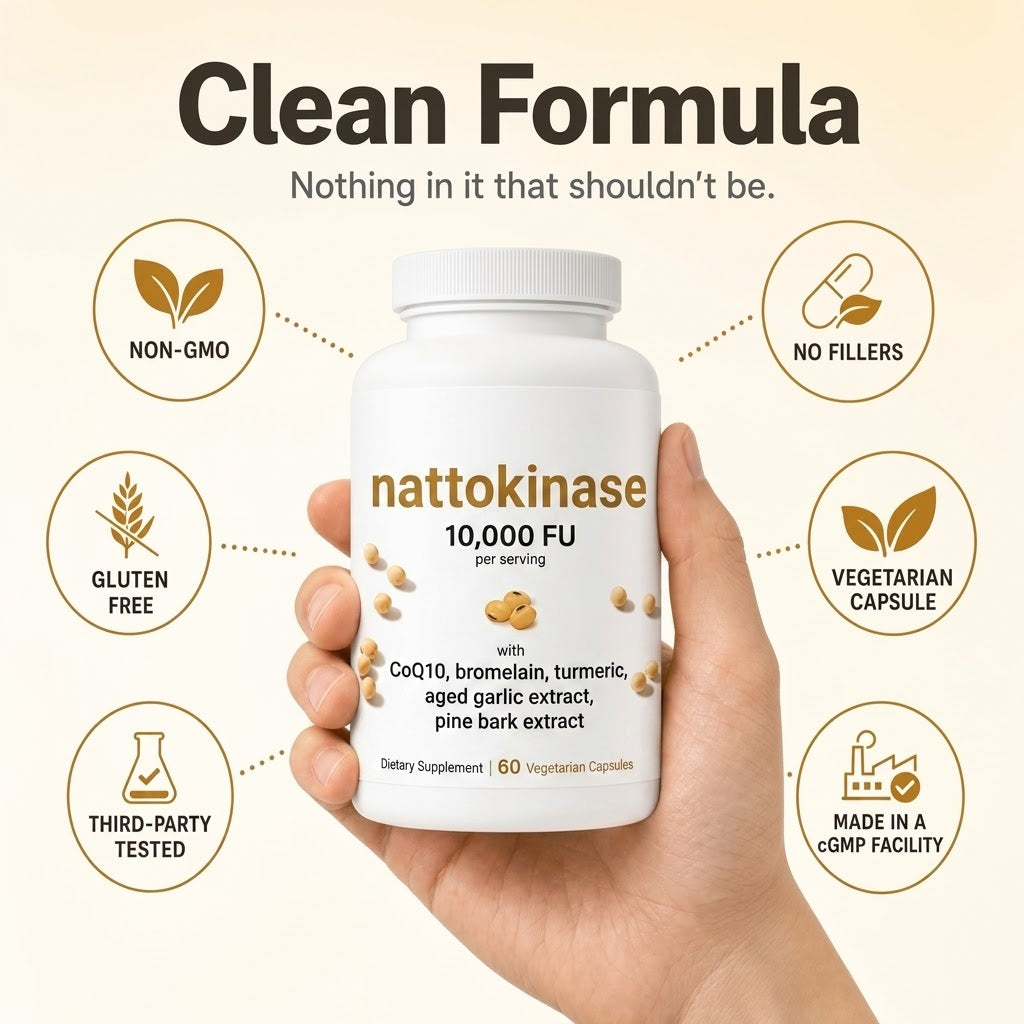 Nattokinase 10,000 FU Capsules
