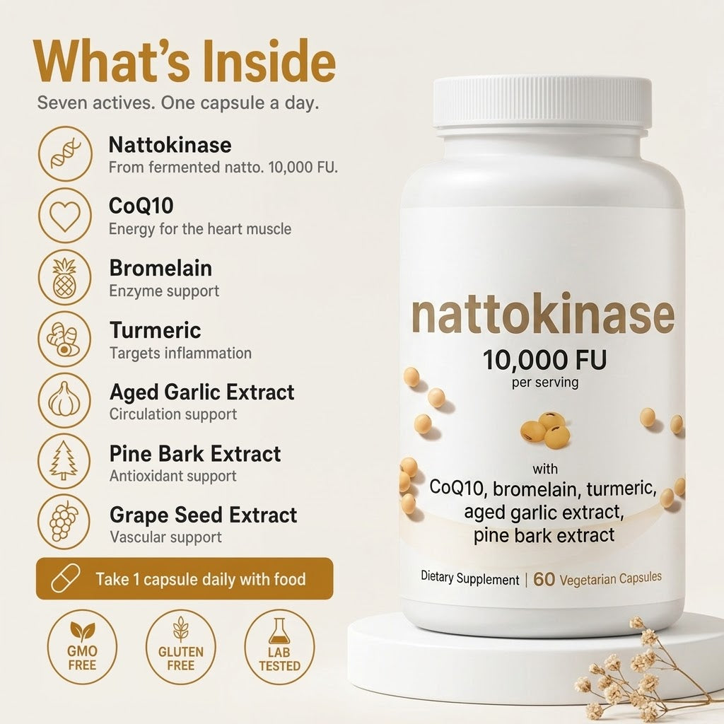 Nattokinase 10,000 FU Capsules