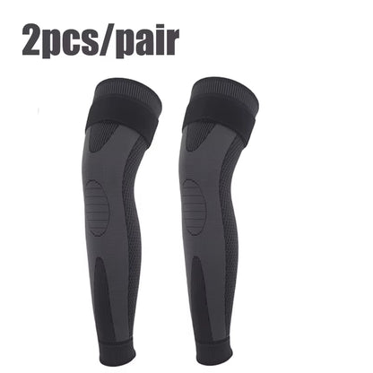 1/2 Pcs Compression Knee Pads Support Lengthen Stripe Sport Sleeve Arthritis Joint Pain Protector Elastic Kneepad Brace